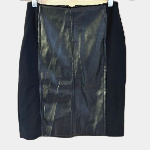 White House Black Market Dresses & Skirts - White House Black Market Vegan Leather Pencil Skirt - Size 4